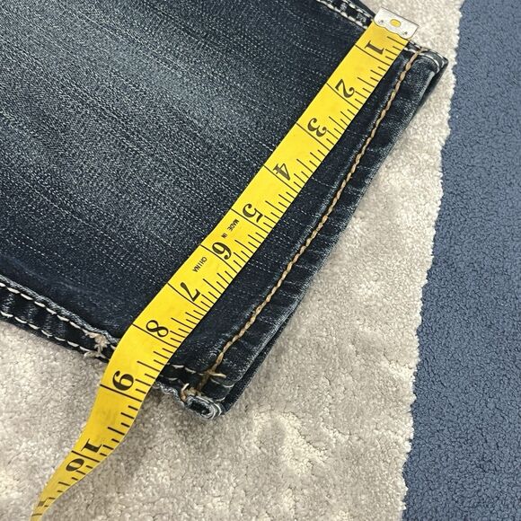Silver Jeans McKenzie Crop Women's Size 20 Denim Cropped Capri - Picture 6 of 12